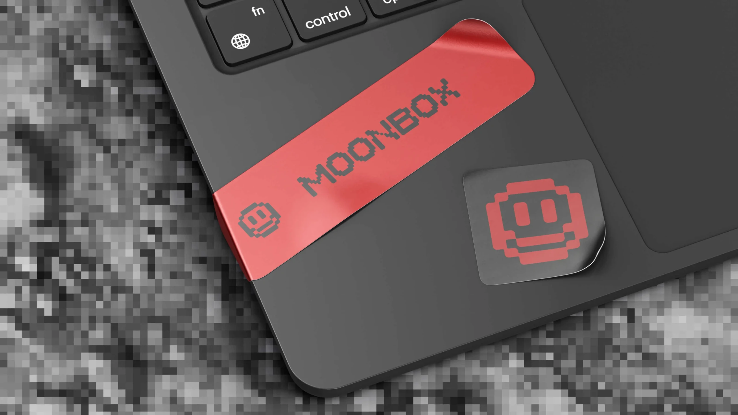 Moonbox stickers - cover picture for the visual identity
